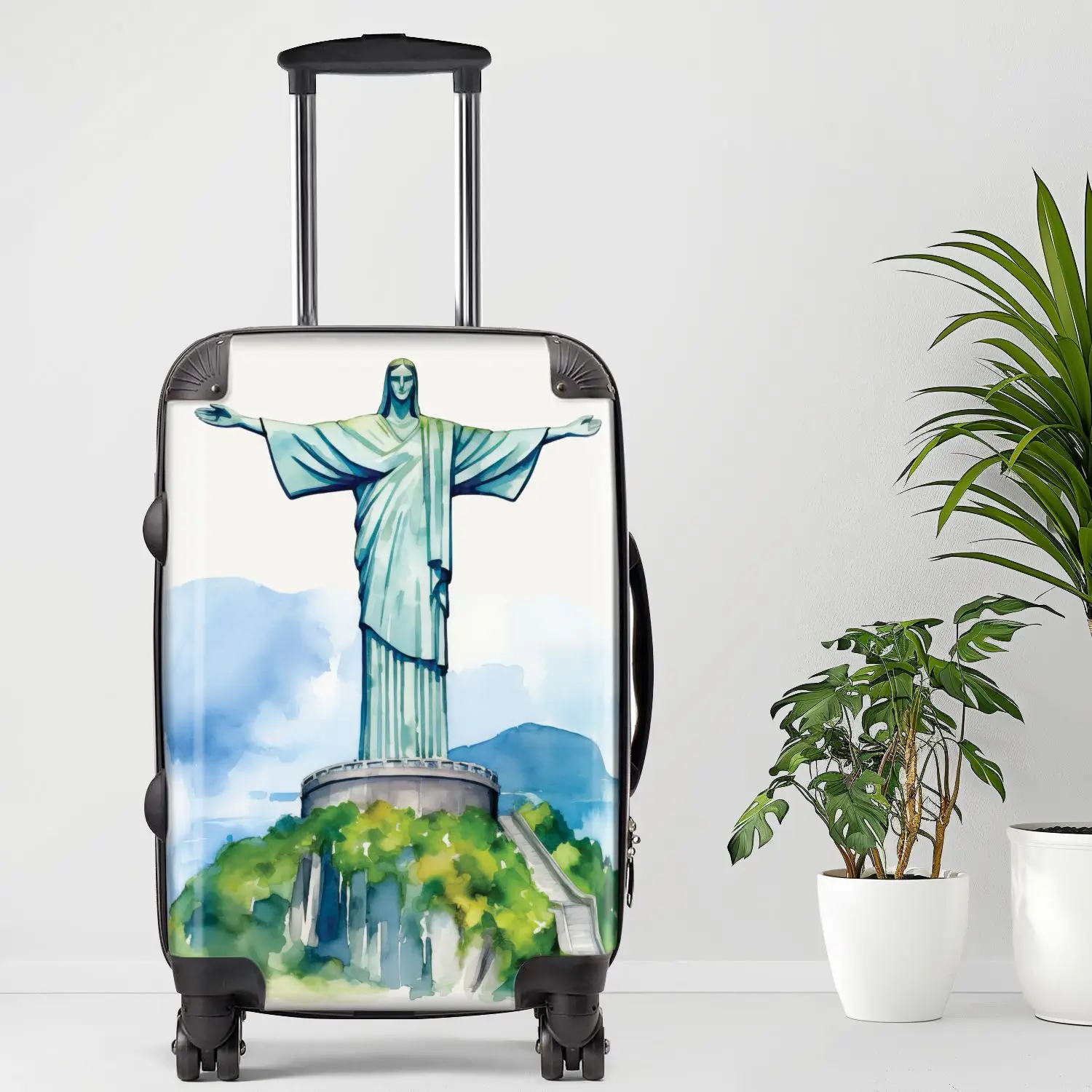 

Brazil Luggage, 20/24/28 Inch Luggage, Carry-On, Custom Luggage, Luggage Set, Suitcase, Travel, Vacation, Cabin Suitcase, Custom