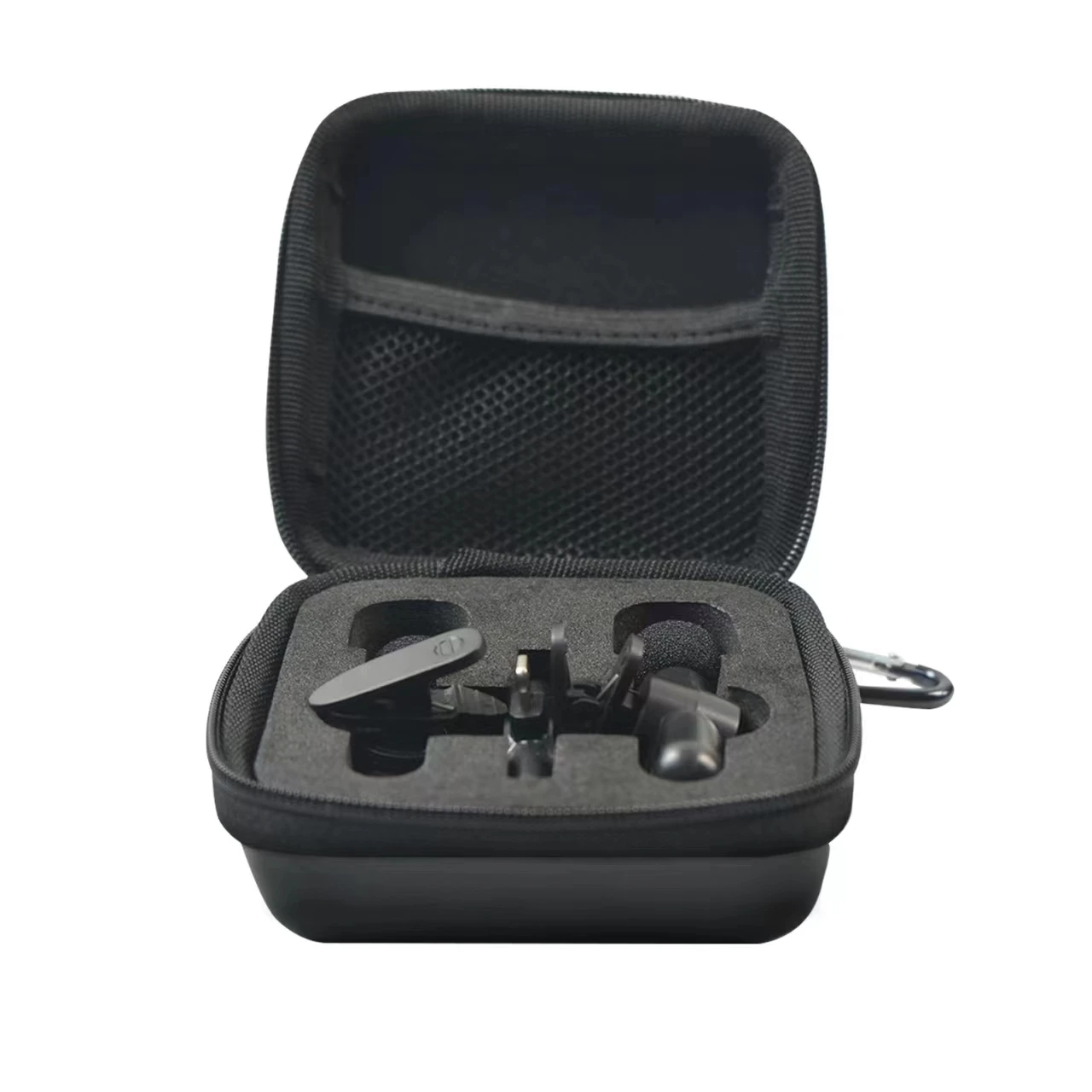 Estuche rígido para micrófono inalámbrico, estuche de transporte para micrófonos inalámbricos, grabación de Video, Clip en micrófono