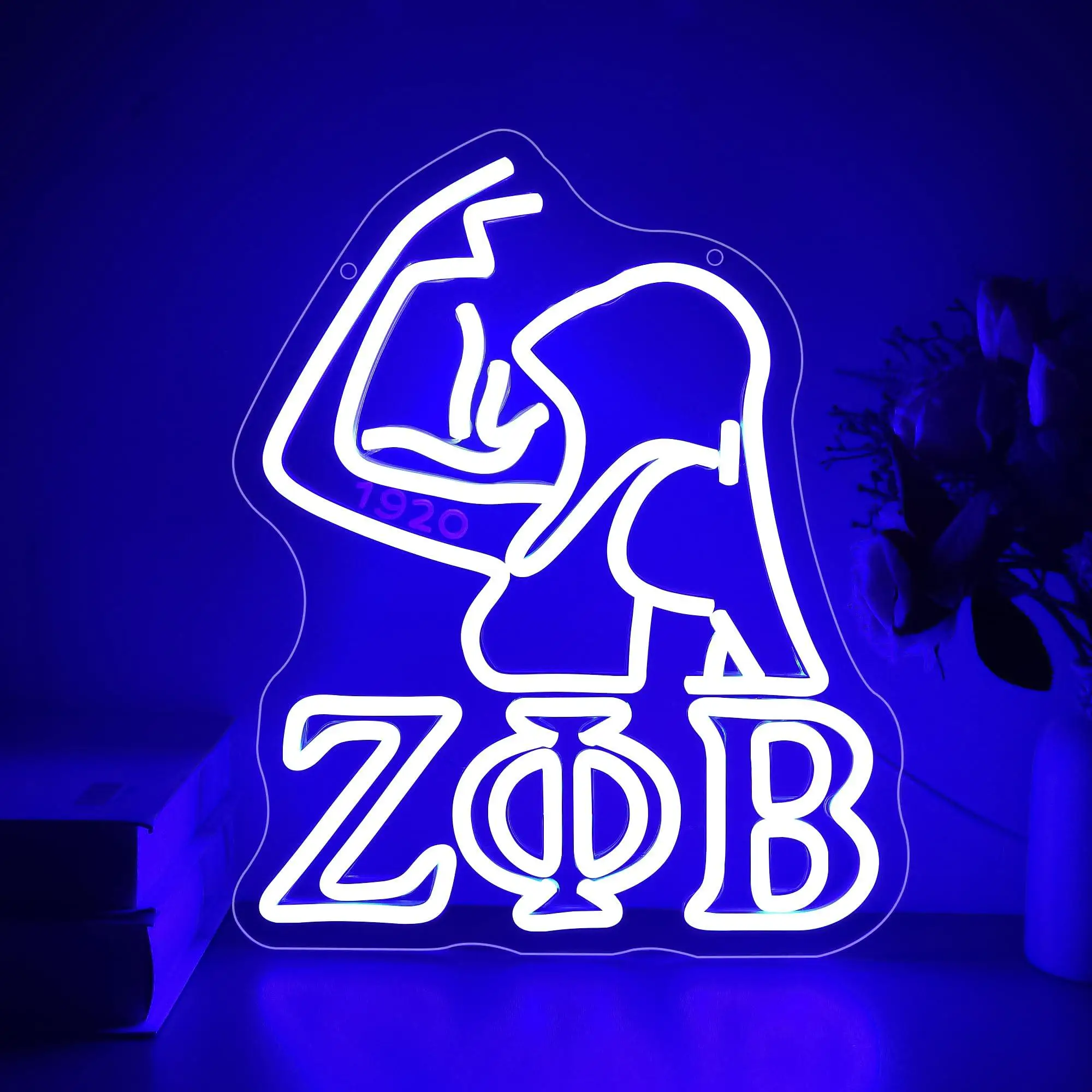 

Zpb Неоновая вывеска для декора стен Неоновый свет для сбора вечеринки Гостиная Спальня Подарок на день рождения для студентов колледжа