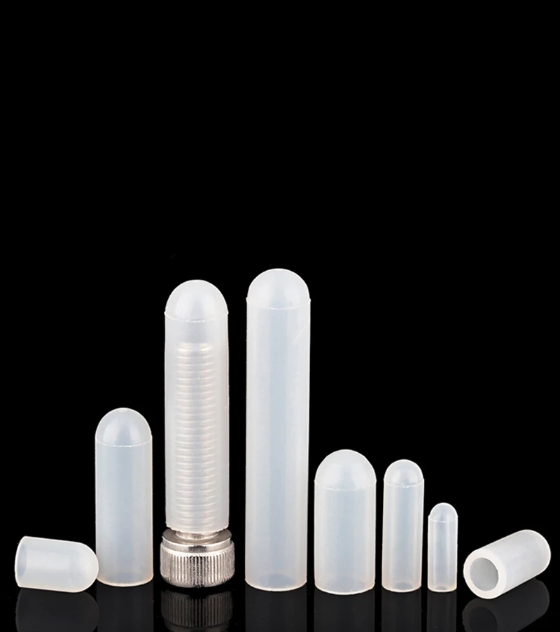 High temperature resistant silicone protective sleeve screw anti-collision pipe sleeve thread universal sleeve rubber dust cap