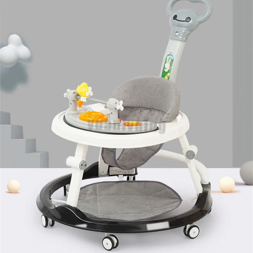 Baby Walker Multi-functional Anti Roll & Anti-O-leg Handcart Learn Walking  For Babies Can Sit On A Walking Aid Suit 0-12 Months