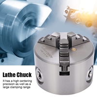 3inch SANOU K11‑80 3‑Jaw Self Centering Lathe Chuck 80mm Diameter 3‑Jaw Self Centering Chuck Lathe Chuck Metal Lathe Chuck