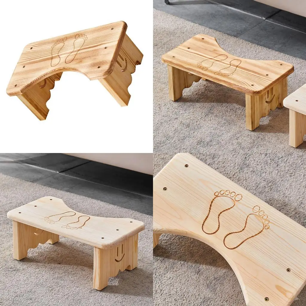 

Y1UD Toilet Footstool Squatting Tool Portable Step Stools Toilet Footstool