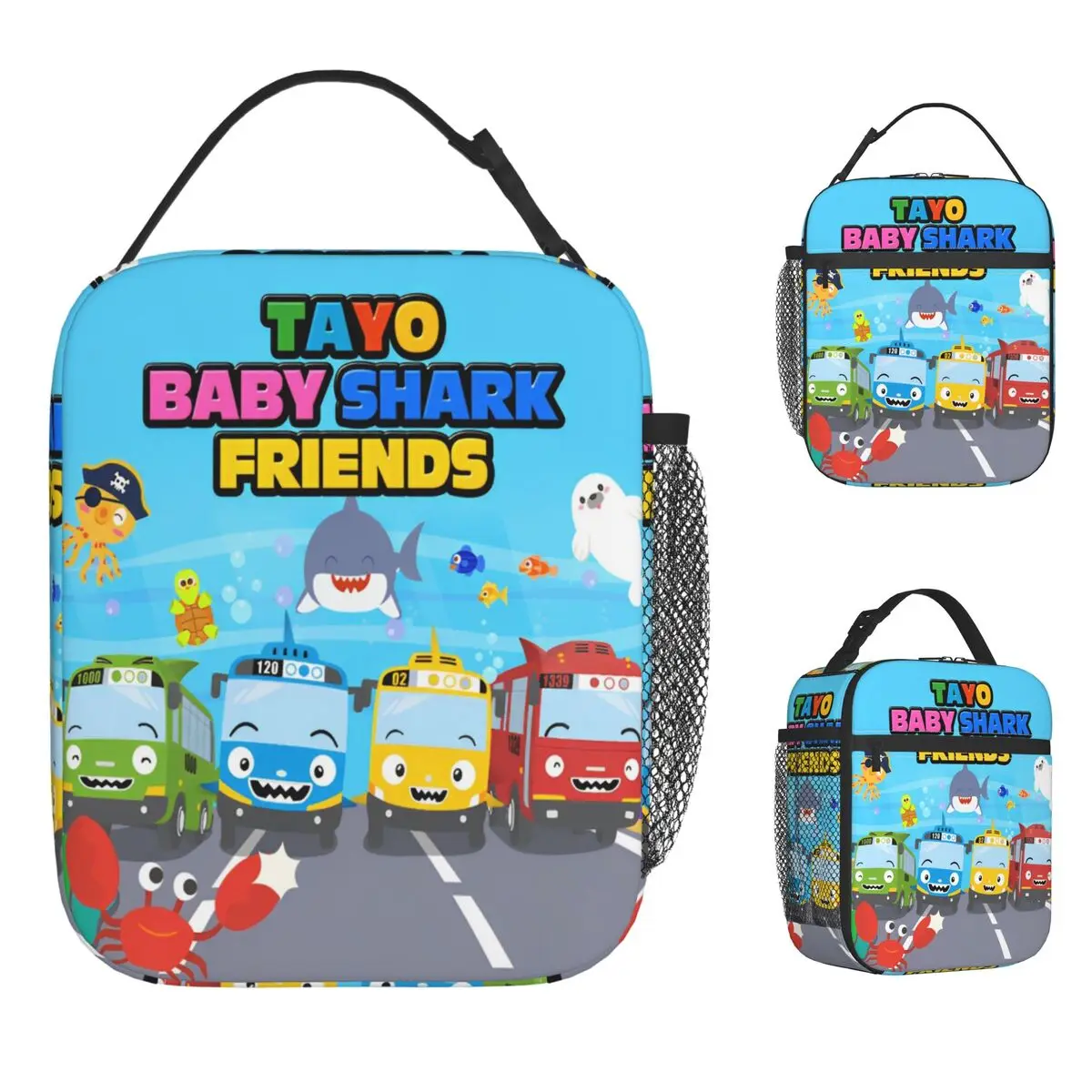 

Tayo The Little Bus сумка для обеда для женщин графический ланч-бокс для отдыха офисная сумка-холодильник портативная водонепроницаемая термосумка-тоут