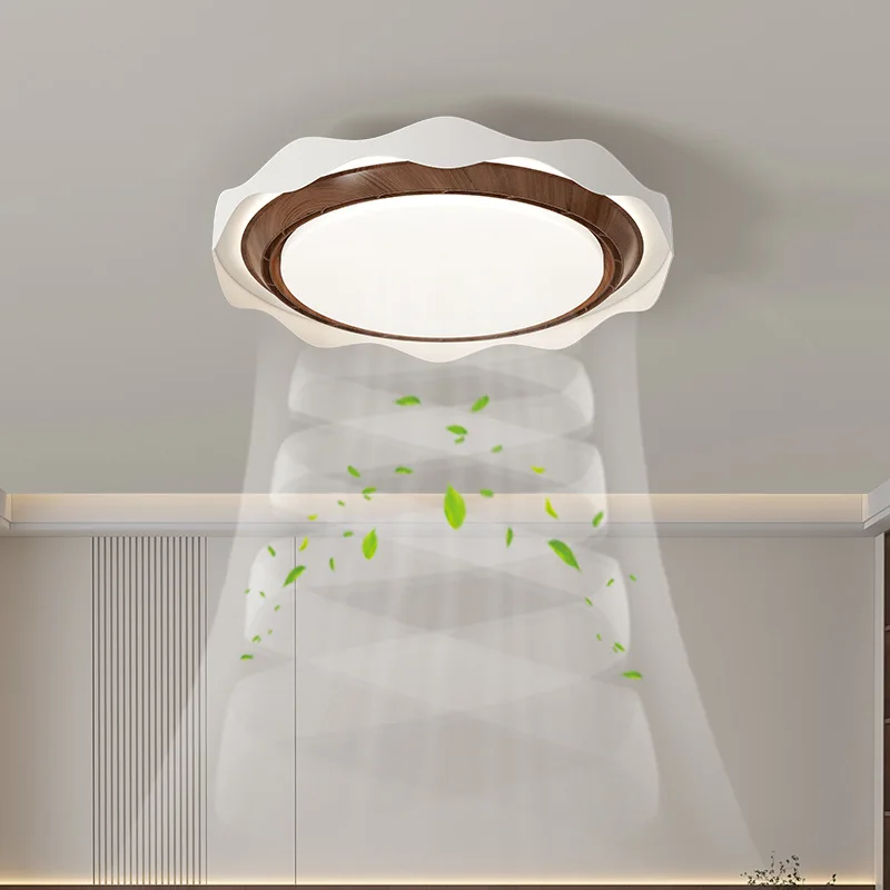 Postmodern Designer Ceiling Fan Lights Minimalist and Creative Children's Bedroom Eye Protection Full Spectrum Lighting Fixtures