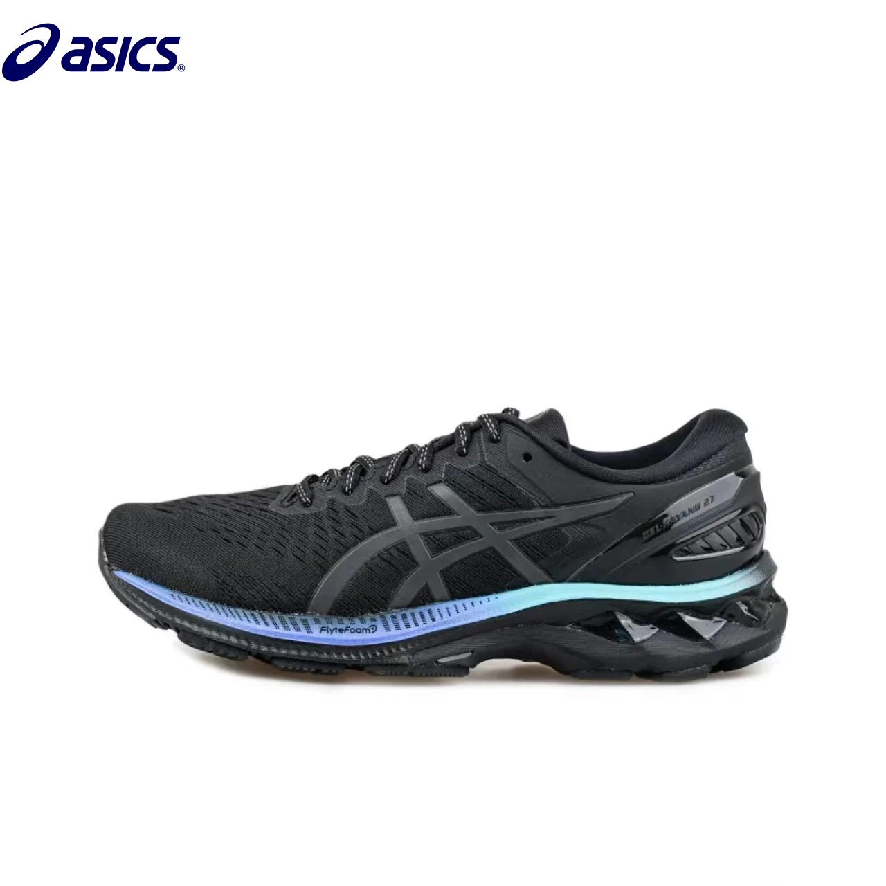 

Мужские кроссовки для бега Asics Gel Kayano 27, дышащие, с черной подушкой, обувь для спорта, 27 K27