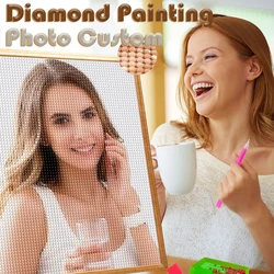 Photo Custom Diamond Painting Photo Customization Of Your Own Picture Kits Full Square/Round Diy 5d Rhinestones Diamond Persona