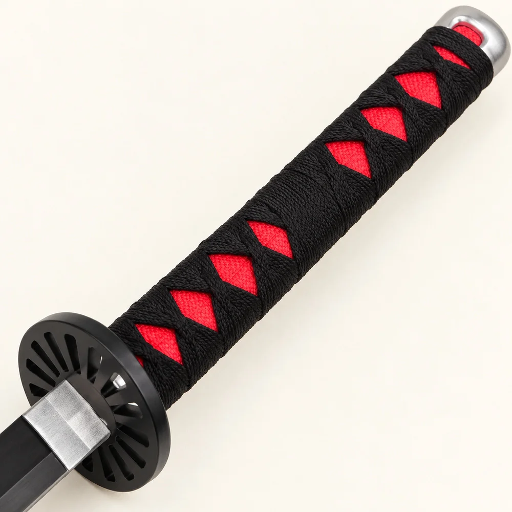Demon Slayer Katana Sword Anime Kimetsu No Yaiba Cosplay Prop Tanjirou Blade Real Size Japanese Katana Samurai Sabre Kid Toy