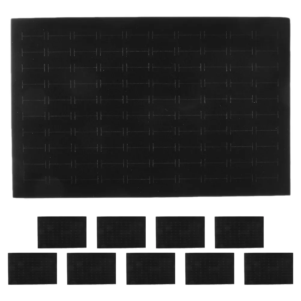 

10Pcs Jewelry Box Sponge Inserts Stackable Ring Earring Organizer Protective Padding Display Tray Earring Sponge Pad Ring