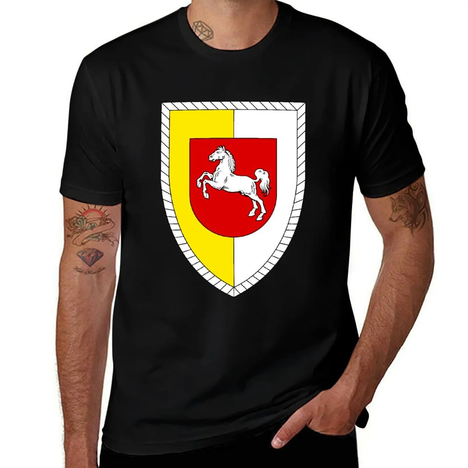 1st Panzer Division (German Bundeswehr) T-Shirt Soft Casual Short Sleeve Cotton Tee T-Shirt