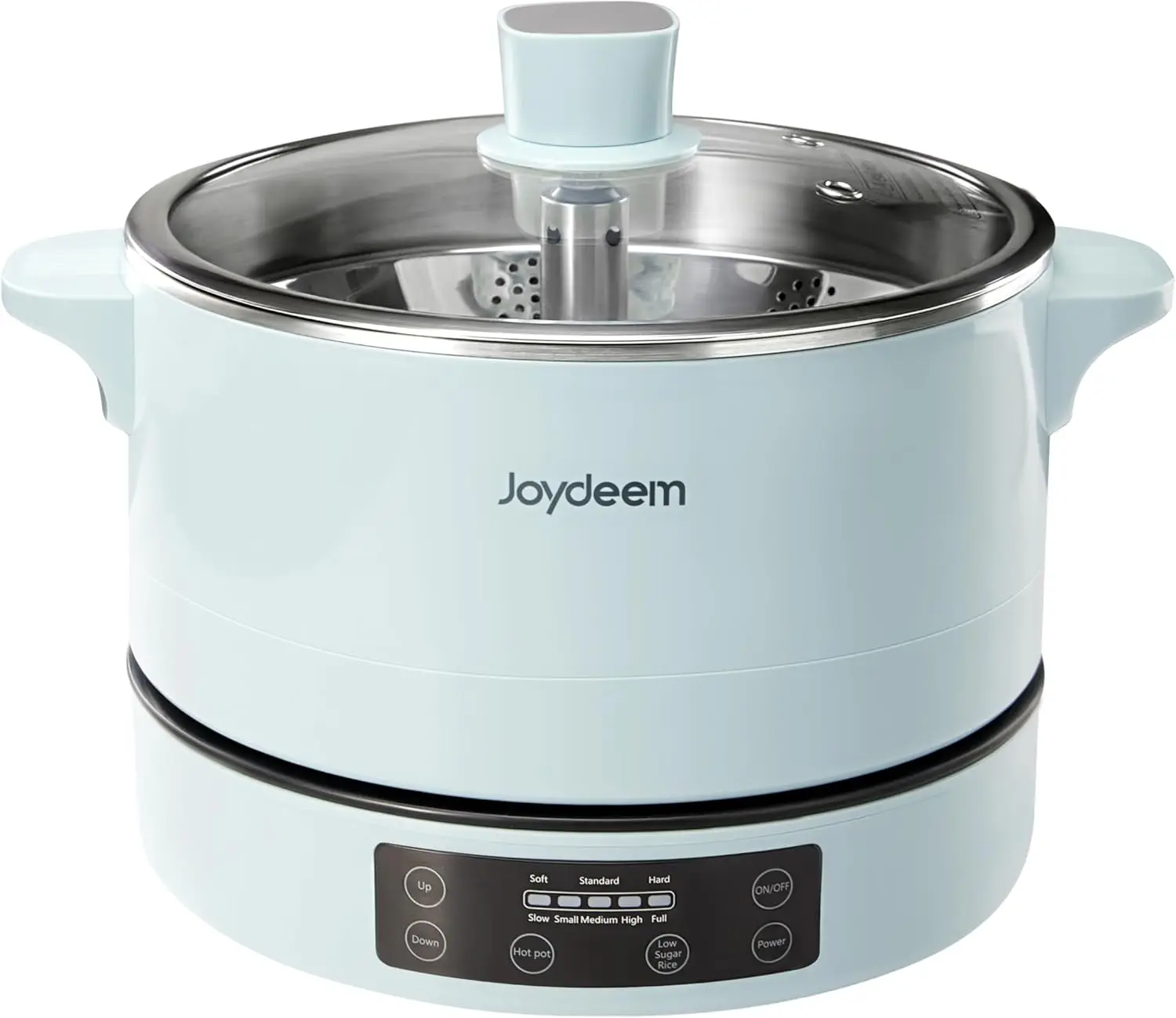 

Joydeem Smart Lifting Electric Hot Pot, Steamer and Low Sugar Rice Cooker, Shabu Shabu Hot Pot, Food Grade Stainless Steel