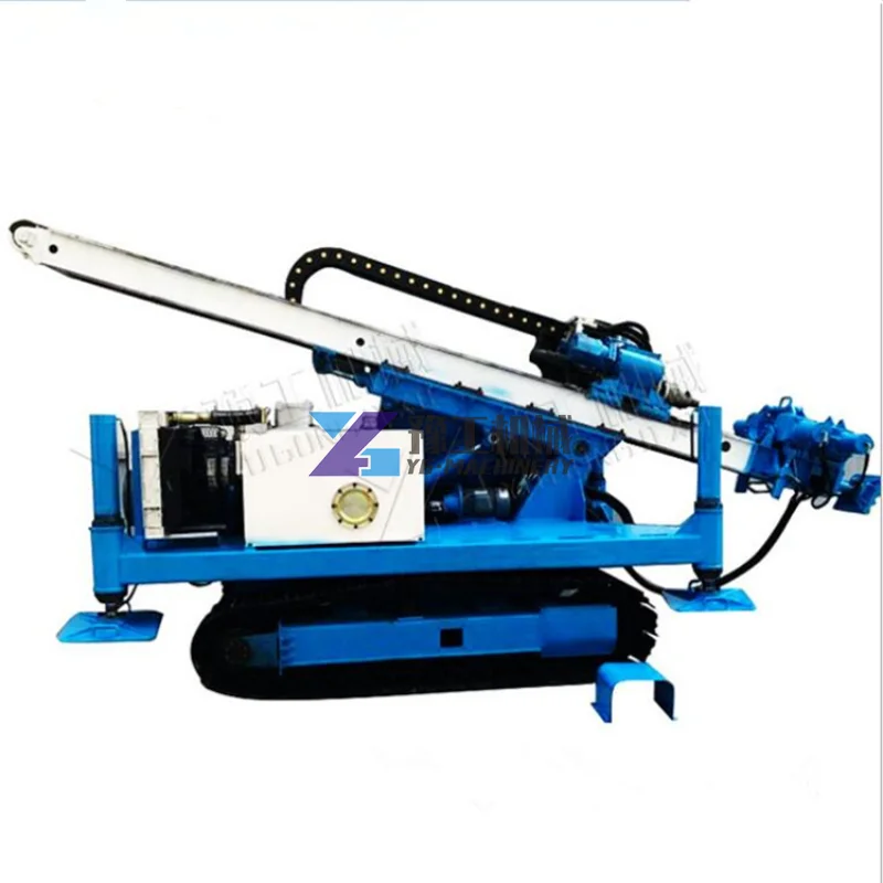 Mobile Full Hydraulic Crawler Anchor Diesel Electric Power Drilling Rig