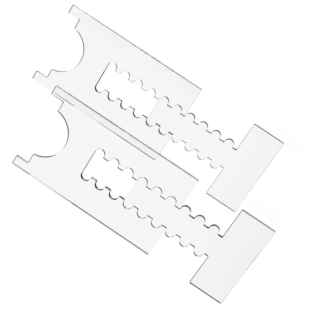 Transparent Adjustable Couch Wall Spacer 2 pcs 17-29 cm Clear for acrylic for Sofa Bed Cupboard Fire Safety and Organization