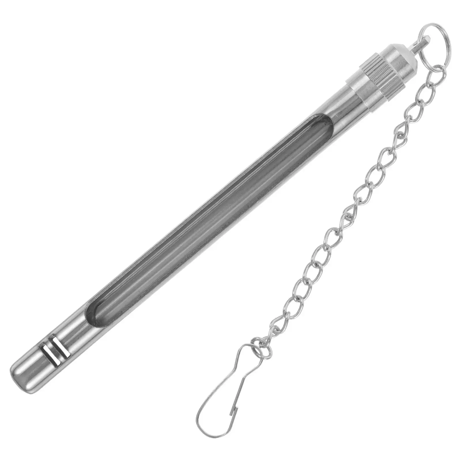 

Металлический защитный корпус для термометра: чехол из нержавеющей стали, держатель для стеклянного стержня-зонда для промышленных, лабораторных и кухонных нужд