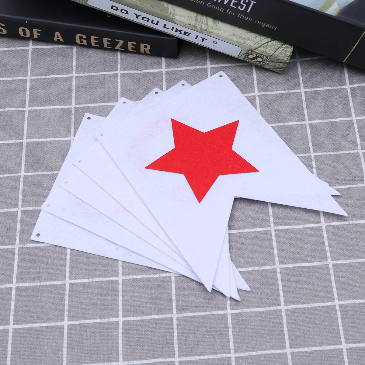 

Usa 4Th Of July Star Banner Patriotic Hanging Burlap Garland Party Decorations Felt Flag For Independence Day