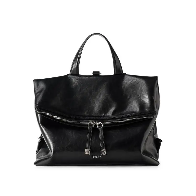 

2026 New Fashion Patent Leather Shiny Leather Double Shoulder Bag For Women Simple Casual Horizontal Square Female Bag Trendy