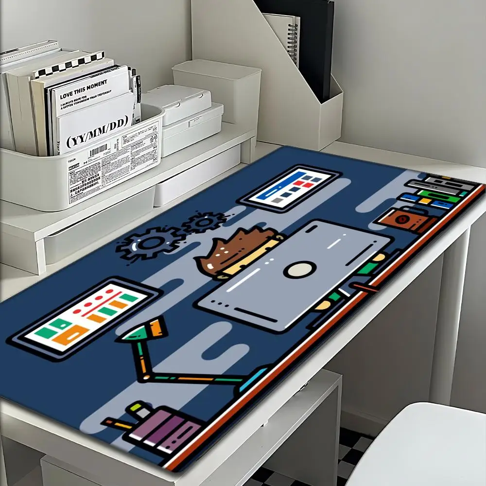 

Python Programmer Eat Code Sleep Mouse Pad Printing Computer Mens Anime Gaming Table Carpet Mat Gamer Play PC Keyboard Desk