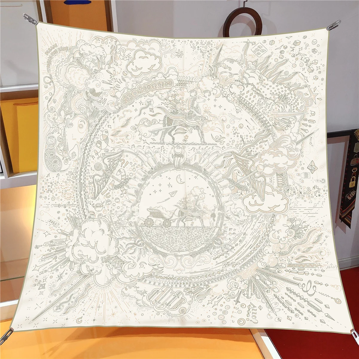 

90 см осенняя новая карета женская мода бутик универсальное украшение уличная солнцезащитная шаль большой квадратный шарф шарф шарф