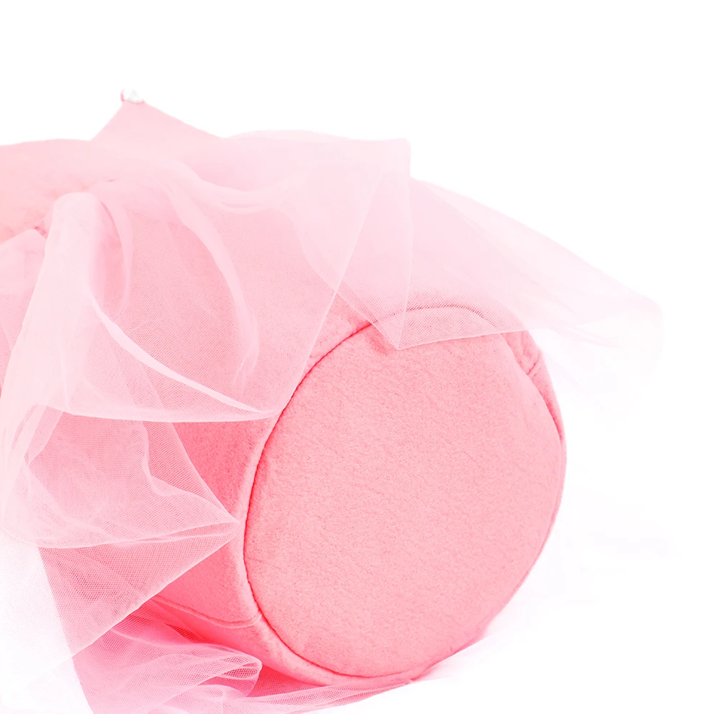 Prinzessinnenkrone-Tutu-Halloween-Tasche für Kinder, Süßigkeiten- oder Süßsack, Feen-Geschenktasche, Filz-Partydekoration für Zuhause – Detail 3