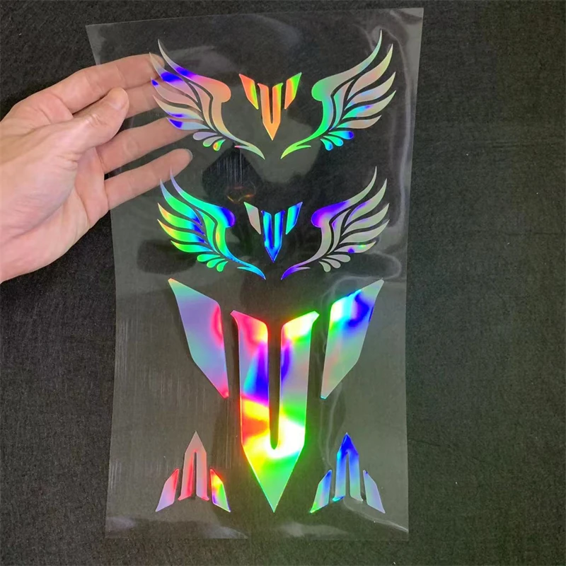 A Set 30*15cm Sticker Reflective Vinyl Mt Logo Motorcycle Sticker For YAMAHA Mt-10 Mt-09 Mt-07 Mt-03 MT 10 09 07 03 Refit Decal