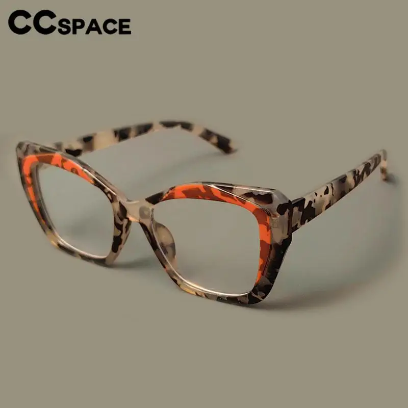 Fashion Eyeglass Frames Women Optical Spectacle Frame Leopard Trend Anti Blue Light Computer Eyeglass Clear Eyewear 56881