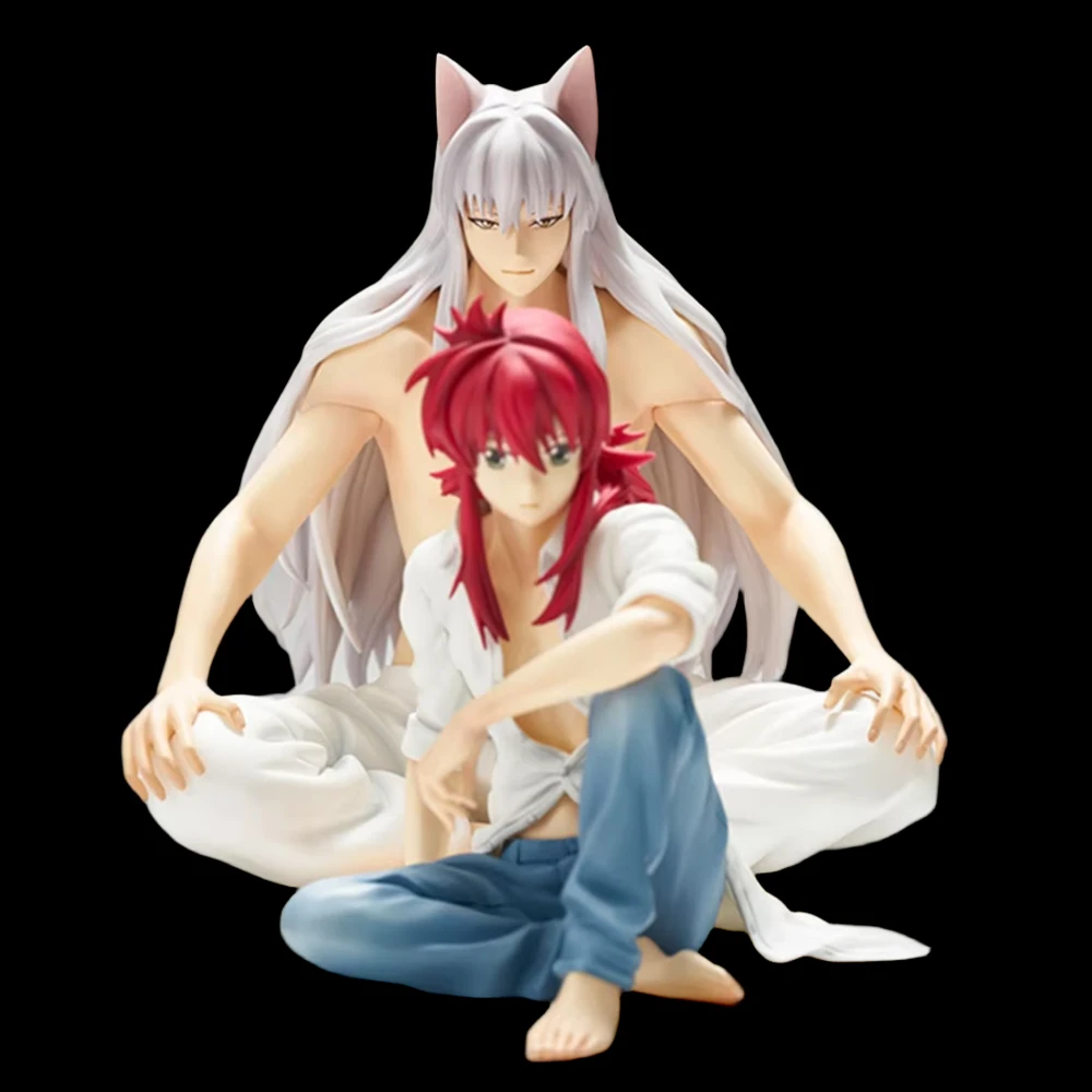 10CM อะนิเมะ Yu Yu Hakusho Youko Kurama Hiei รูป Kurama Urameshi Yusuke Noodle Stopper รูปและ y ตุ๊กตา Aciton รูป