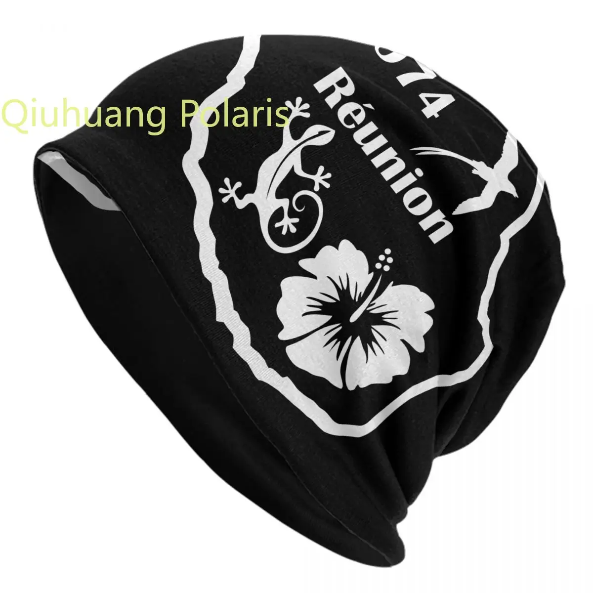 

974 Reunion Island Bonnet Hat Knit Hats Men Women Hip Hop Unisex Adult Winter Warm Skullies Beanies Caps