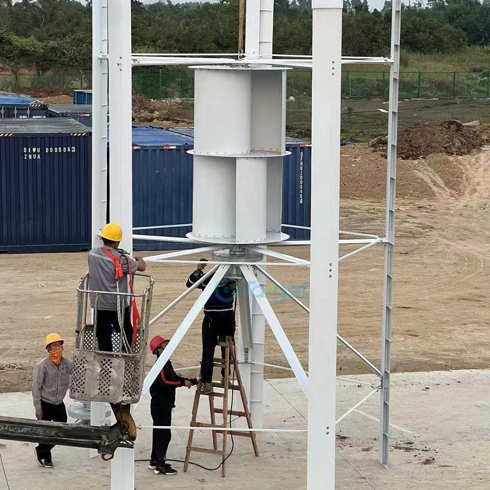 Wind Turbine Generator Complete Set Free Power 8000W 10KW 5000W 48V 24V 12V with Controller and Inverter Warehouse Sales