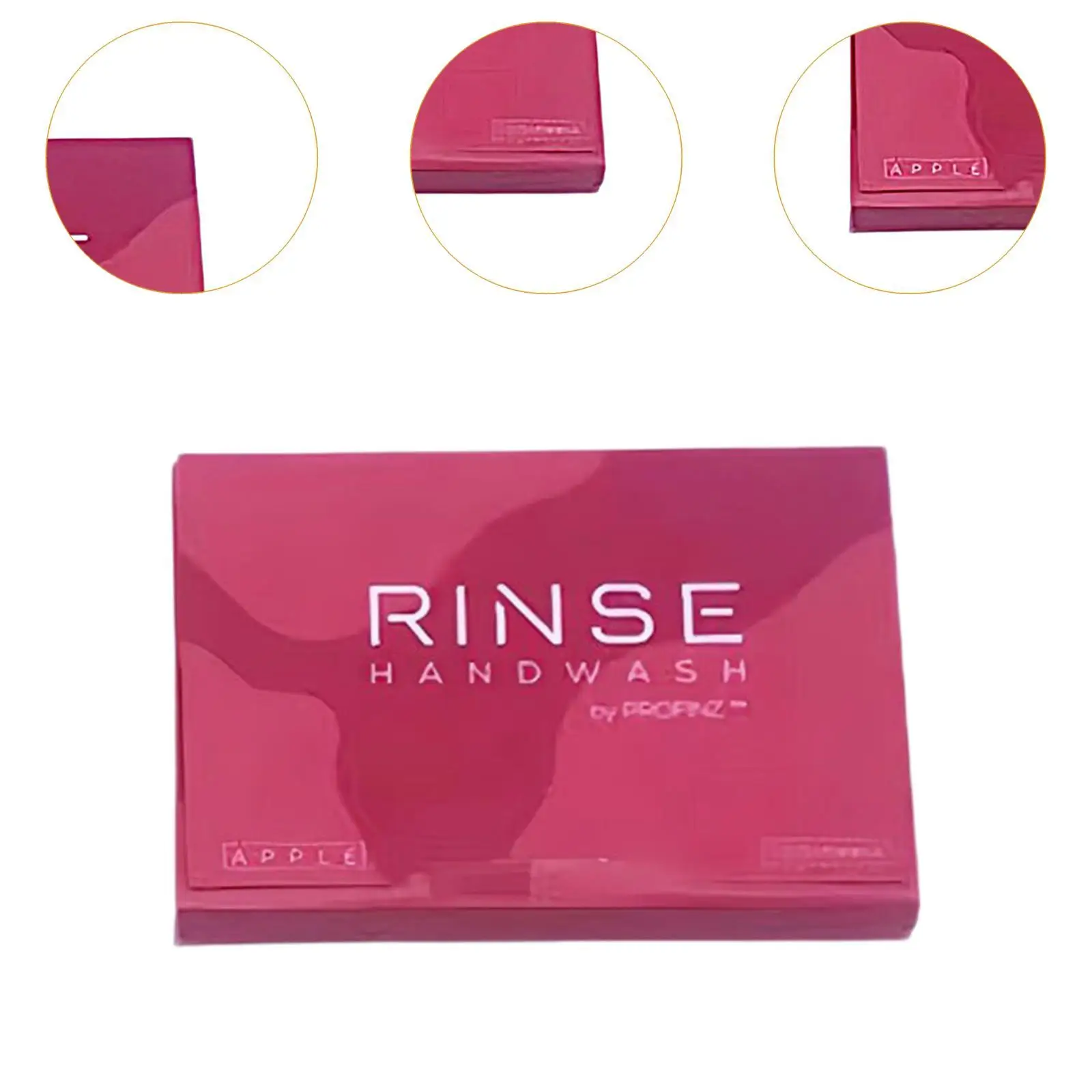 50 عبوة من صفائح الصابون لتنظيف اليدين، ورق صابون للاستعمال مرة واحدة مع صندوق تخزين للسفر