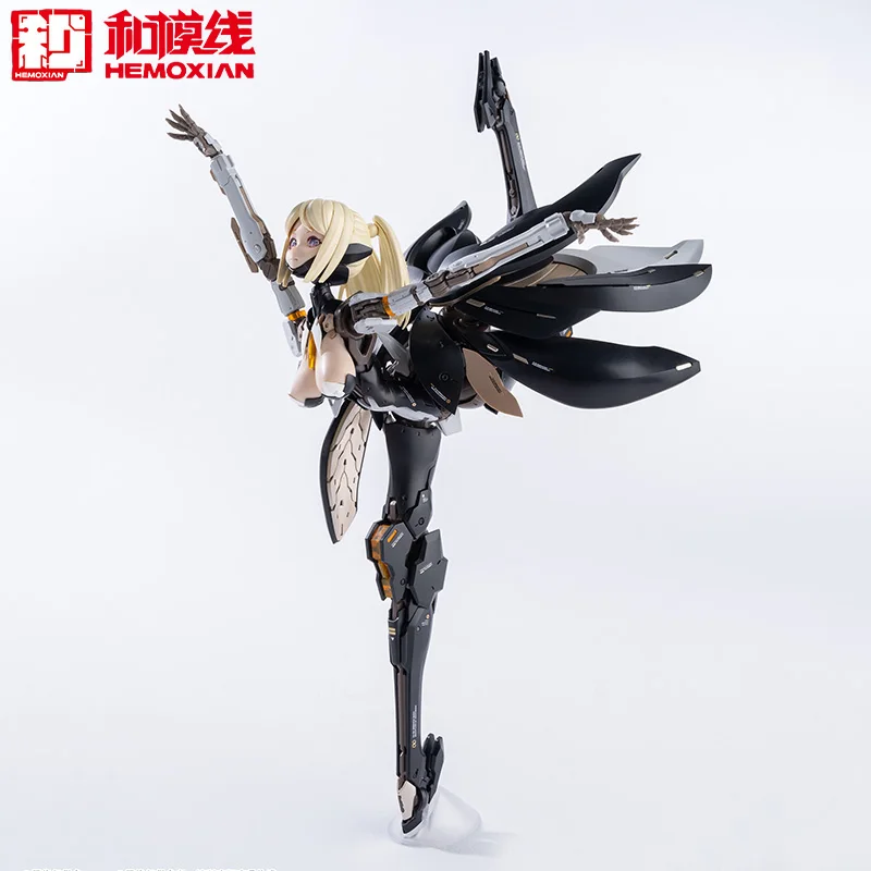 Hemoxian Hechengzhizao 1/10 Rosa Project Star Lily в сборе, подвижная модель девушки-меха, принт логотипа Rosa Project/Eco-ABS, ABS