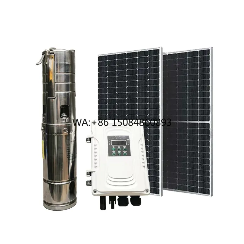 

48V Waterproof Stainless Steel Solar Submersible Deep Well Pump High Pressure Large Flow Farm Agricultural Irrigation Water