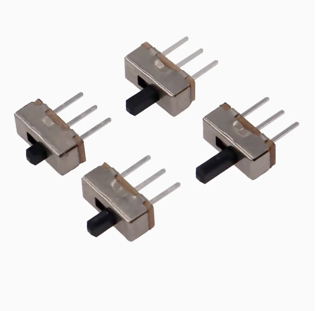 20 قطعة SS12D00 مقاطعة على الخروج مفتاح منزلق صغير 3pin 1P2T 2 موقف عالية الجودة تبديل التبديل طول المقبض: 2 مللي متر/3 مللي متر/4 مللي متر/5 مللي متر