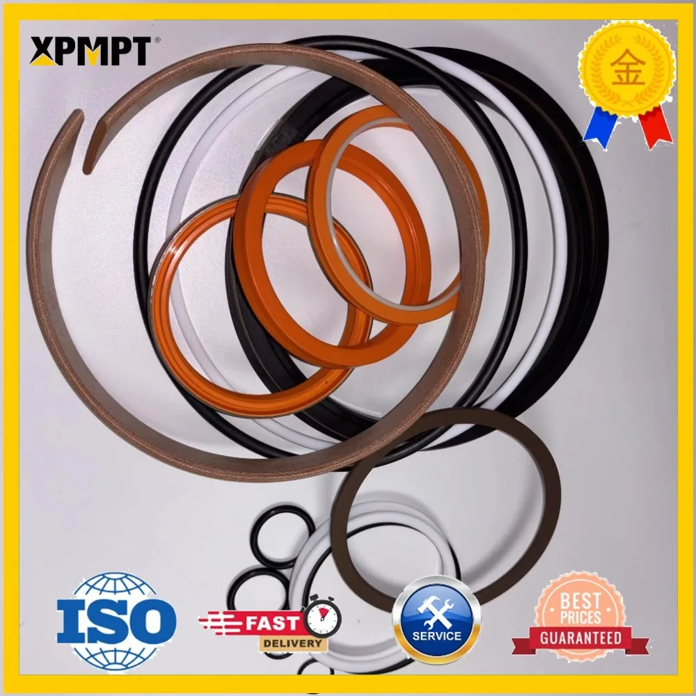 Arm Cylinder Hydraulic Seal Kit Compatible with Komatsu PC50MR-2 707-98-25870 NBR, PTFE, Viton Excavator Repair