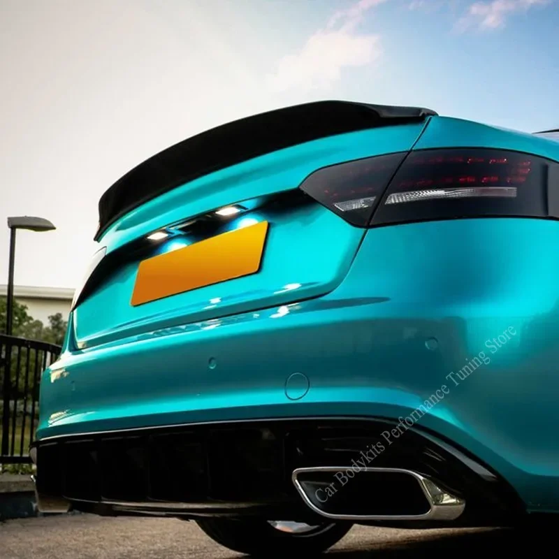 Picture 3: For Audi A5 B8 8T 2Door Base Coupe (Not for S5 S-Line RS5)2008-2016 Rear Trunk Boot Lip Lid Cat Duckbill Style Rear Spoiler Cap