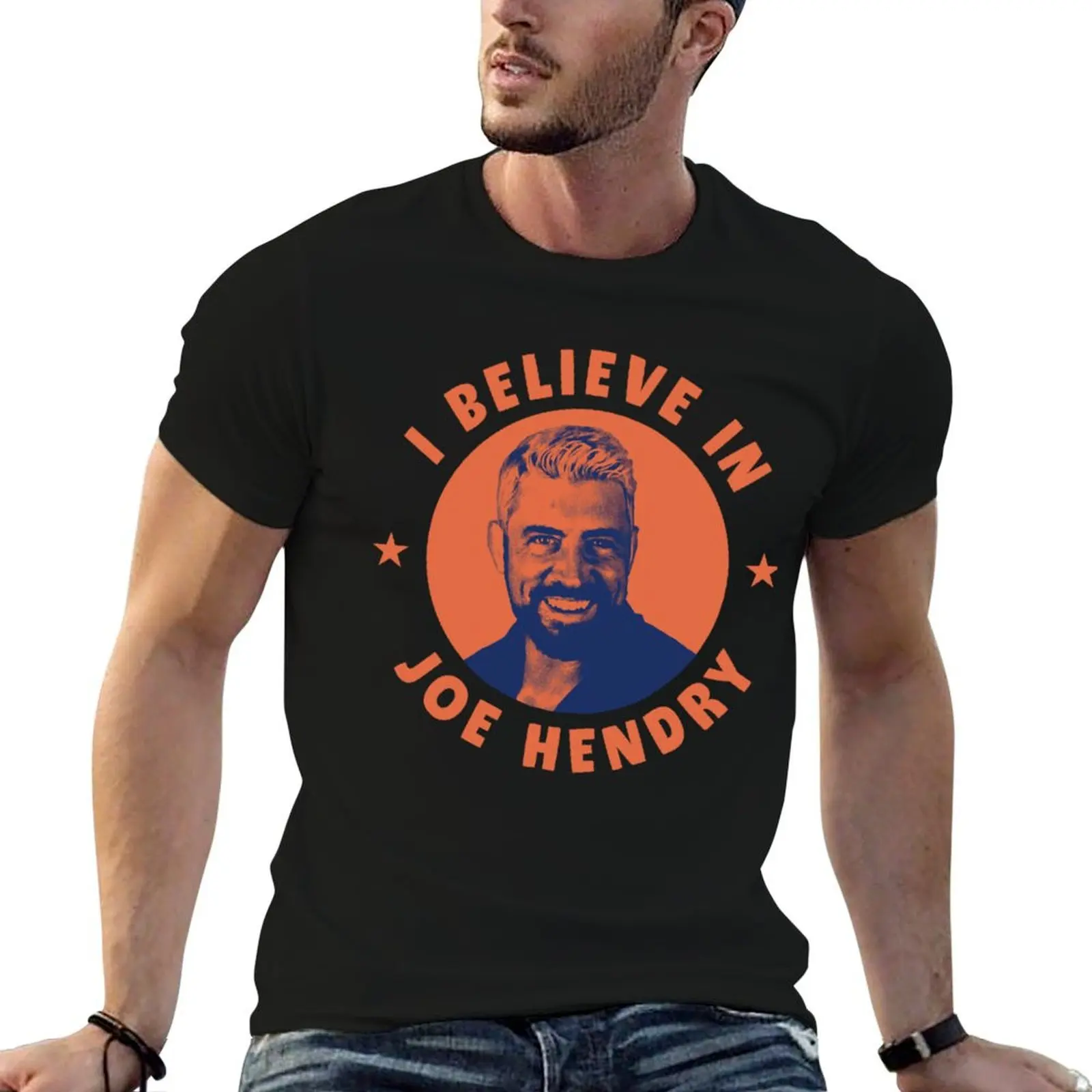 

T-Shirt for man joe fit t 100% slim shirts hendry tshirt cotton I in believe