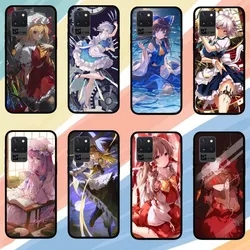 Game Touhou Project  Phone Case For Samsung Galaxy S24 S23 S22 S21 S20 FE Note9 10 Plus Ultra Lite 5G Black Phone Case