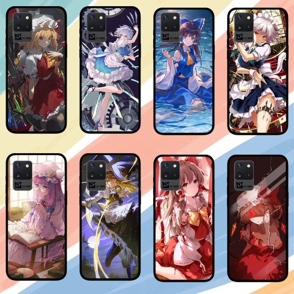 Game Touhou Project  Phone Case For Samsung Galaxy S24 S23 S22 S21 S20 FE Note9 10 Plus Ultra Lite 5G Black Phone Case