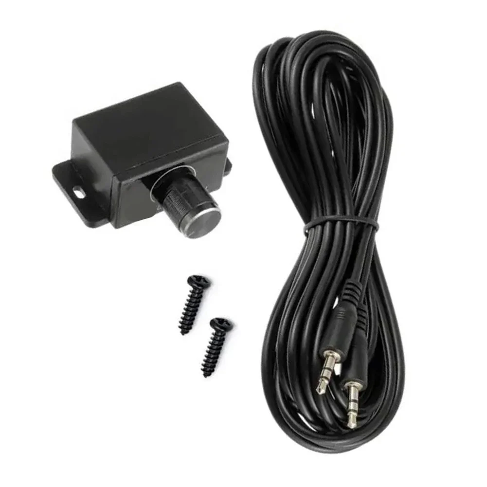 3.5mm Car For Subwoofer Audio Knob Controller With 5 Meter Cable For Balanced Bass Output Adjustment During Driving Conditions