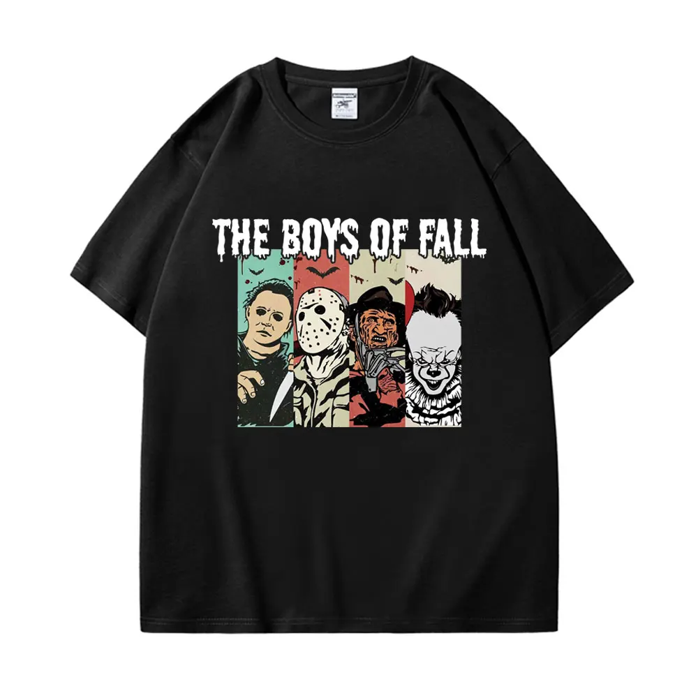 

The Boys of Fall T-shirt Horror Movie Characters Graphic T Shirts Gothic Fashion Vintage Short Sleeve T-shirts Unisex Streetwear