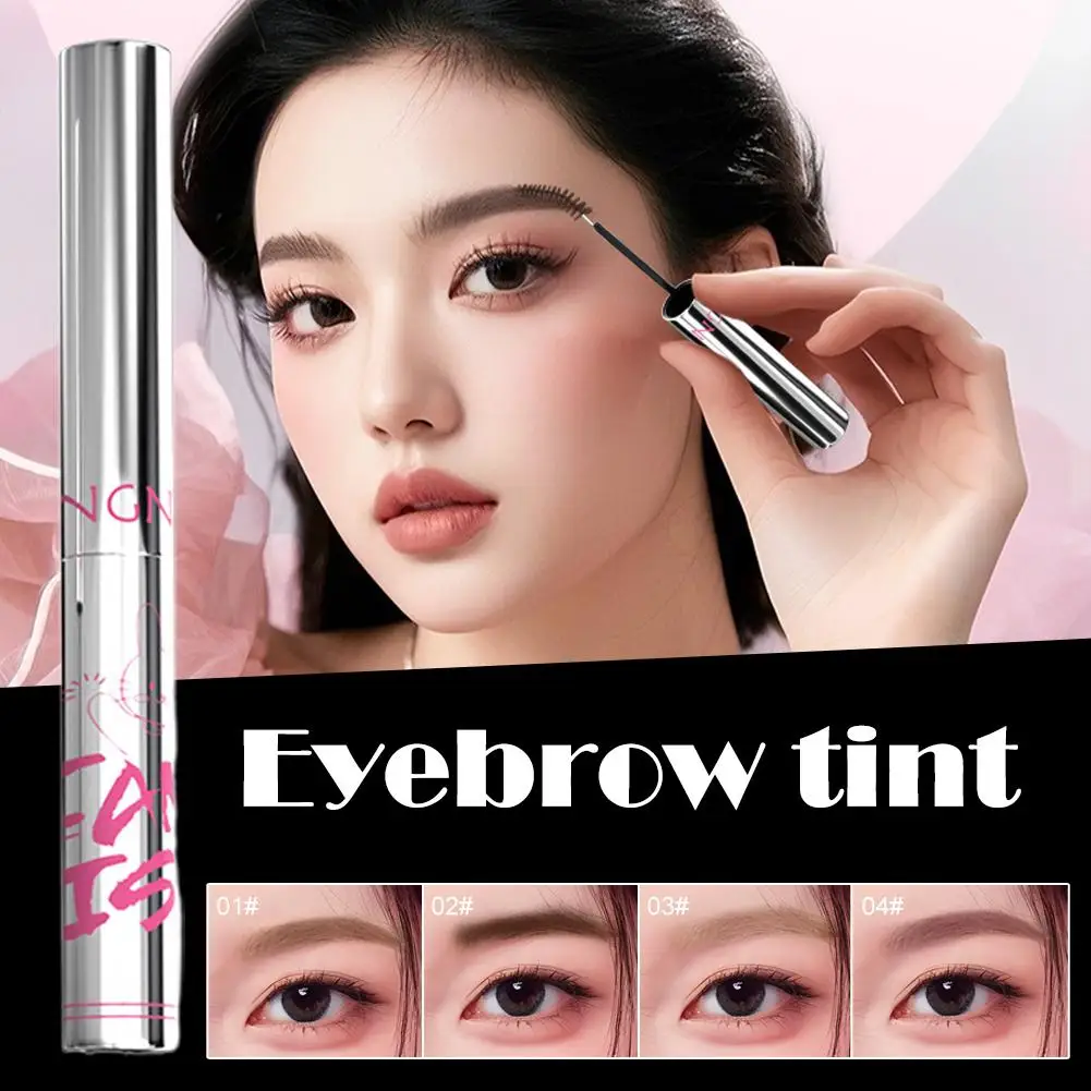 4 kleuren driedimensionale vormgevende wenkbrauwgel Transparante gel Creëer natuurlijke wilde wenkbrauw Langdurige make-up