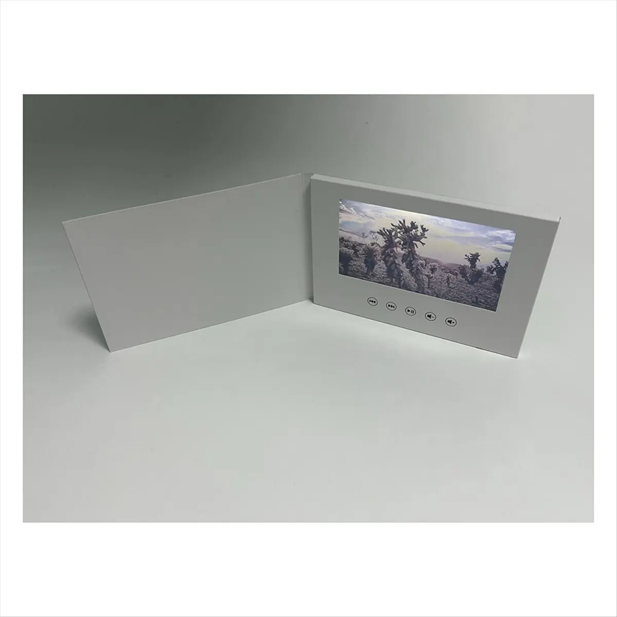 ~!DTD745-Oct.4.3 Inchs Video Book Card 4GB Lcd Invitation Gift Music Greeting Card Upload Videos Wedding Invite Digital Frame