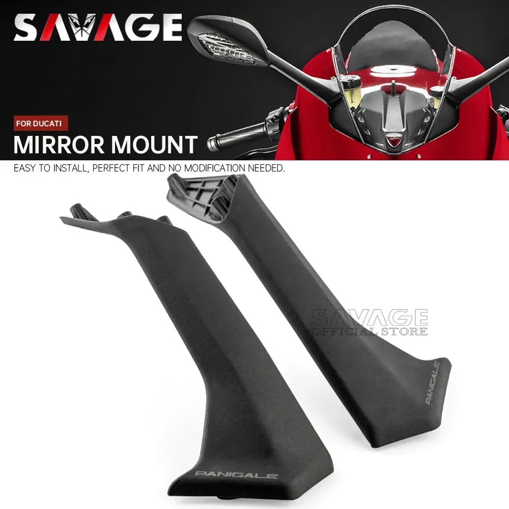 Rearview Mirror Base For DUCATI Panigale V4 2018-2022 V2 2020 2021 Motorcycle Accessories Side Mirror Holder Mount Bracket Lever