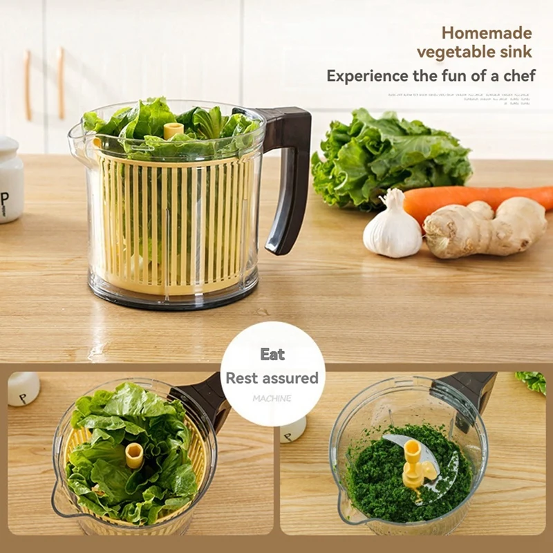 Blender Food Processor Kitchen Manual Powerful Blender Meat Grinder Chopper Vegetable Cutter