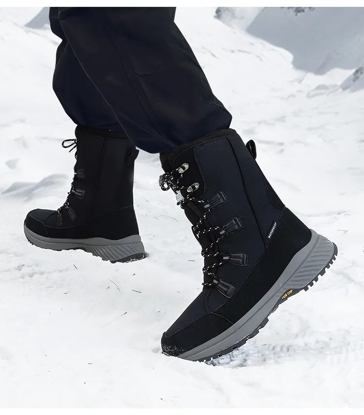 Skypilot Outdoor-Schneeschuhe Herren-Wanderschuhe Winter High-Top-Sneaker Warme Skistiefel Wasserdichte Damenstiefel Trekking-Sneaker – Detail 32