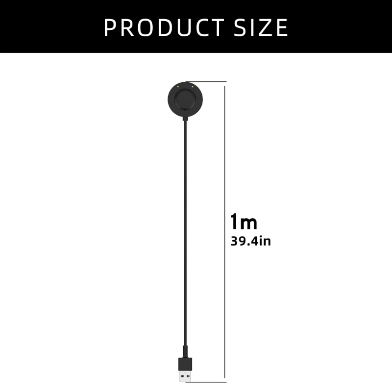 Dây cáp sạc USB từ tính cho máy theo dõi sức khỏe Keep Watch 1, dây đồng bộ dữ liệu tốc độ nhanh