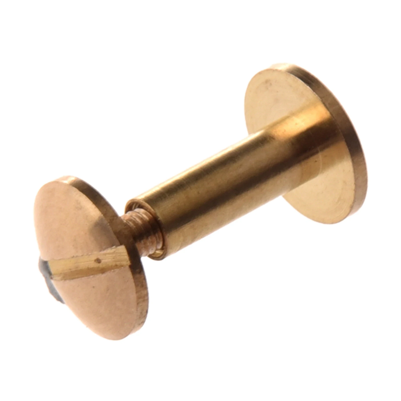 

ABPQ-20X Arc Solid Brass Button Stud Screw Nail Screw Back Leather Rivet Belt 12Mm