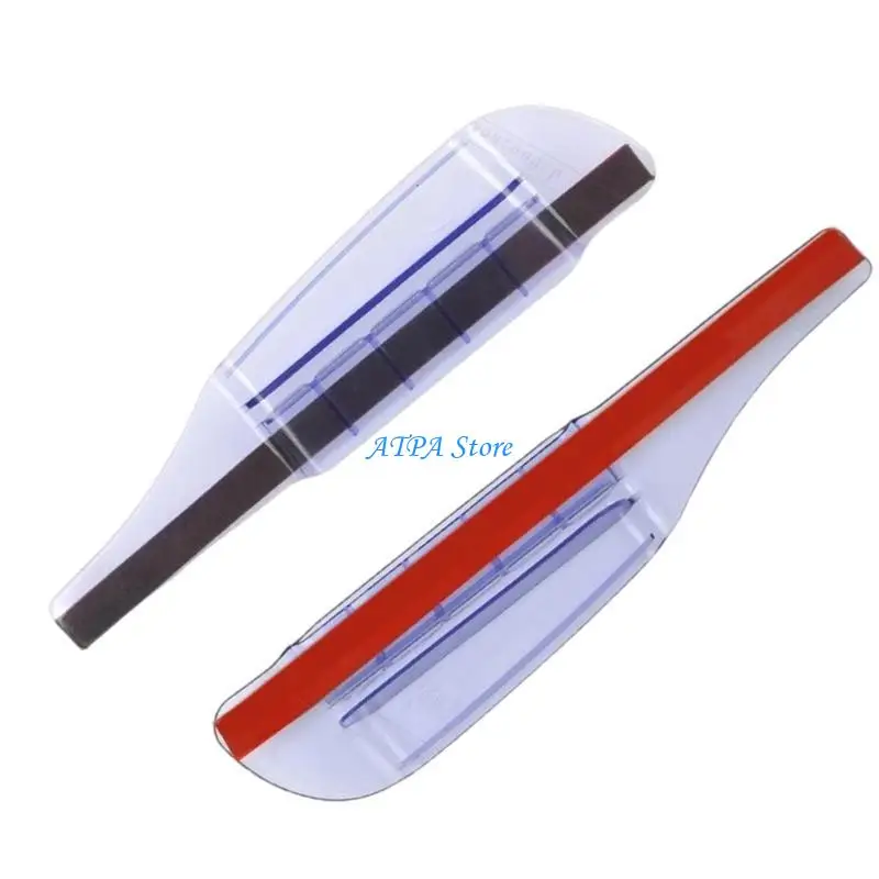 

U13C High Durability PVC Rear View Mirror Rain Eyebrow Guard Universal Easy Installation for Vehicles Improves Safety 1 Pair