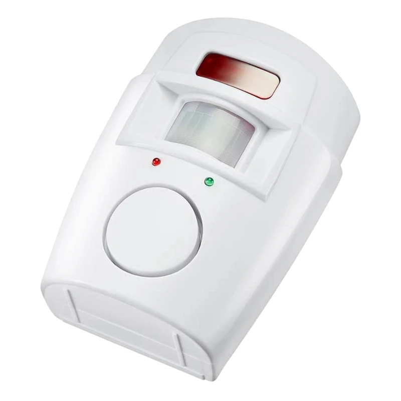Infrared Motion Sensor Alarm - Burglar Alarm With 2 Remote Controls, Suitable For Home/Garages/Shops