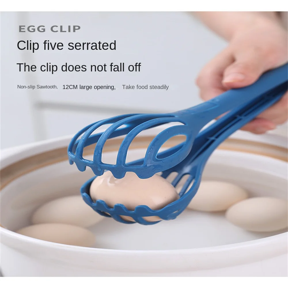 Household Kitchen Multi-functional Egg Beater Stirring Eggs And Vegetables Two-in-one Noodle Clip Powder Claw Clip Egg Food Clip