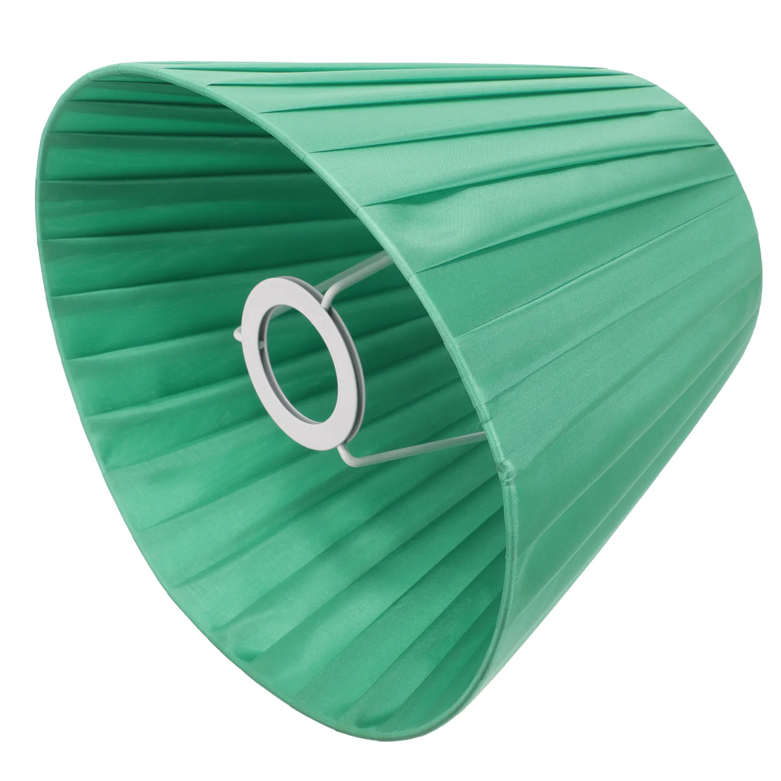 

Pleated Fabric Lampshade 130x240x190mm Green Desk Table Bedside Floor Wall Cover Cloth Shades Replacement Lighting